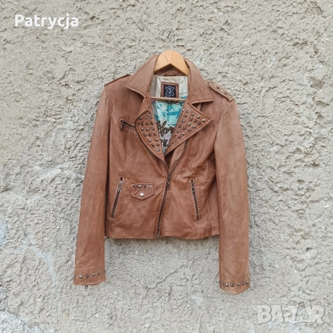 дамско кожено яке размер 40 