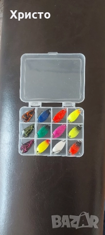 12бр нови клатушки блесни примамки, спининг риболов 