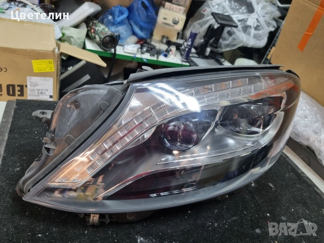 Ляв фар Mercedes S W222 lqv far Мерцедес С 222, снимка 3 - Части - 53212954