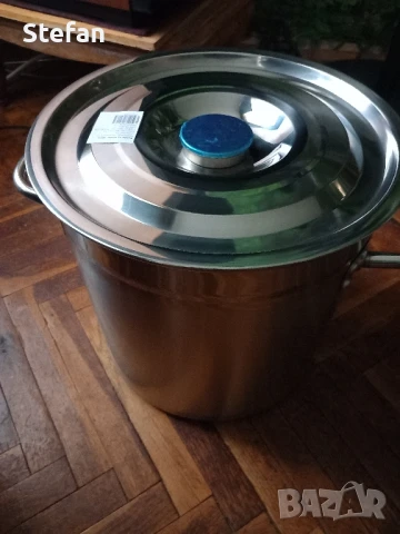 Казан от неръждаема стомана, снимка 3 - Съдове за готвене - 51248811