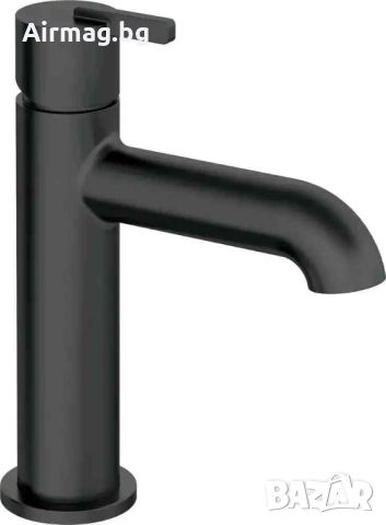 Черен стоящ смесител за мивка за Баня модел Silia Nero S, снимка 1 - Смесители - 45315468