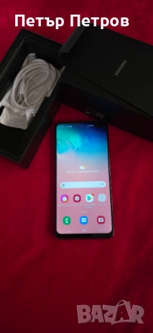 Samsung Galaxy S10+ 8GB RAM 128GB Prism White-КАТО НОВ!