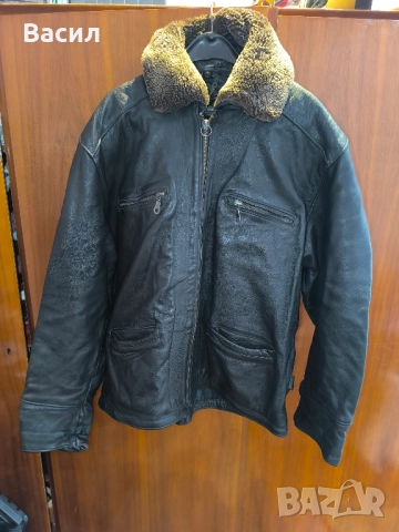 Кожено яке от естествена телешка кожа