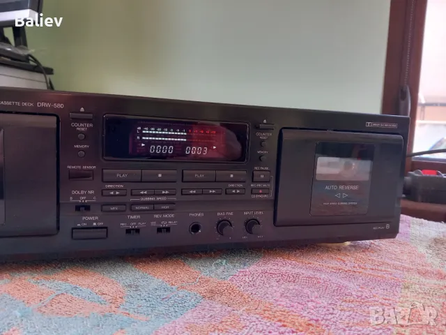 DENON DRW-580 CASSETTE DECK , снимка 3 - Декове - 48302562