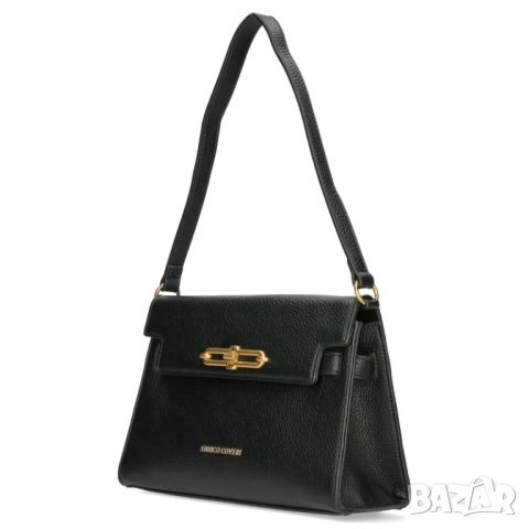 ДАМСКА ЧАНТИЧКА ENRICO COVERI В ЧЕРЕН ЦВЯТ WB006, снимка 4 - Чанти - 51945212