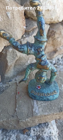 Арлекин от бронз, снимка 3 - Декорация за дома - 51308550