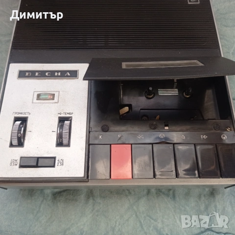 Магнитофон ВЕСНА 306, снимка 5 - Антикварни и старинни предмети - 53588636
