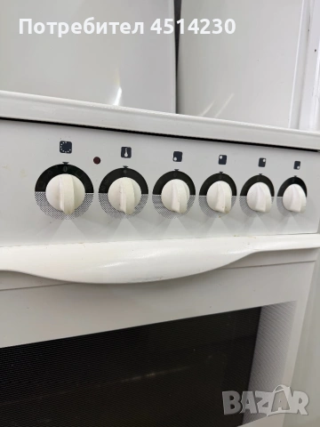 Готварска печка Korting с керамични котлони – отлично състояние, снимка 3 - Печки, фурни - 53751070