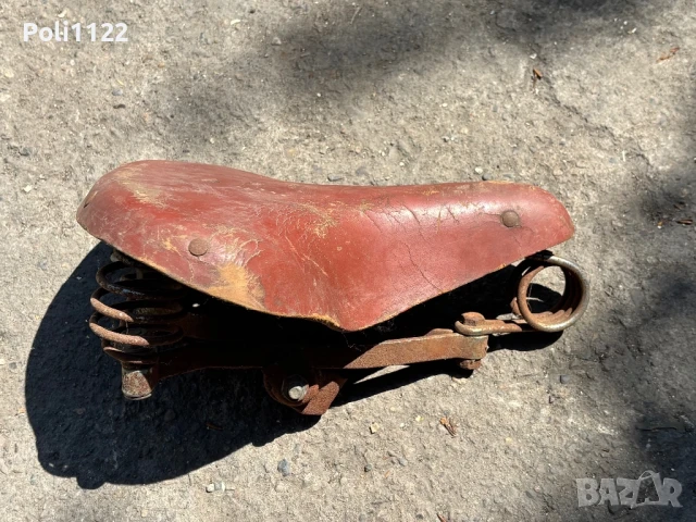 Седалка от ретро велосипед, снимка 4 - Части за велосипеди - 50704194