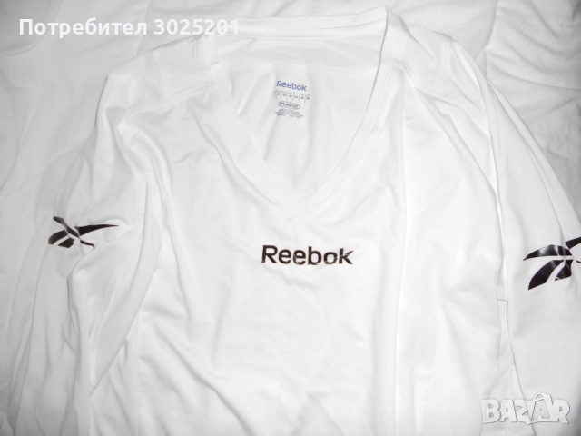 Нова Дамска Спортна Тениска Reebok®   С М размер на намаление   , снимка 2 - Тениски - 51791821