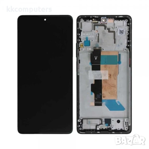 LCD Дисплей за Xiaomi POCO F5 / 5G (2024) / Тъч скрийн / Рамка / Black / Tarnish / Service pack Барк