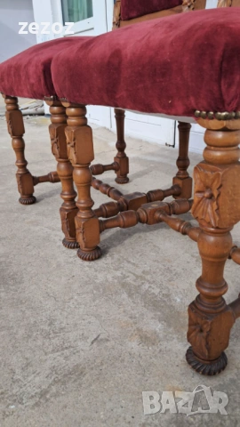 Столове с високи облегалки 2 бр., снимка 10 - Столове - 53902312