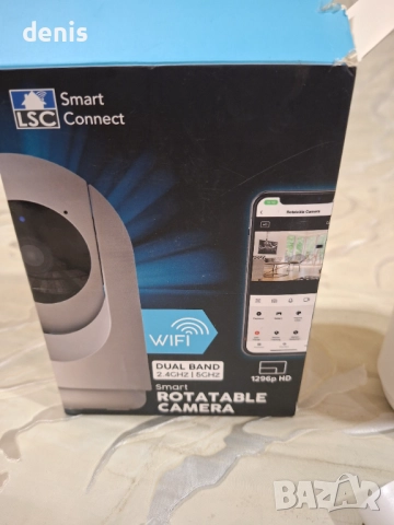 Интелигентна въртяща се камера LSC Smart Connect с 1296p HD резолюция, снимка 2 - HD камери - 52878022