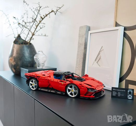 1:8 LEGO Technic - Ferrari Daytona SP3, снимка 13 - Конструктори - 45456979