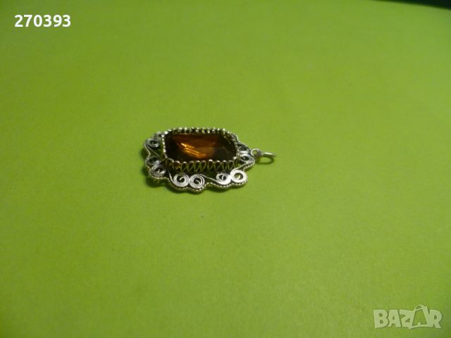 Масивна старинна сребърна висулка , снимка 4 - Колиета, медальони, синджири - 45974831