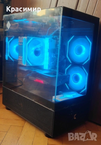 Геймърски компютър Ryzen 5600, GeForce RTX 3060ti,32gb ddr4,960gb ssd, снимка 3 - Геймърски - 54242350