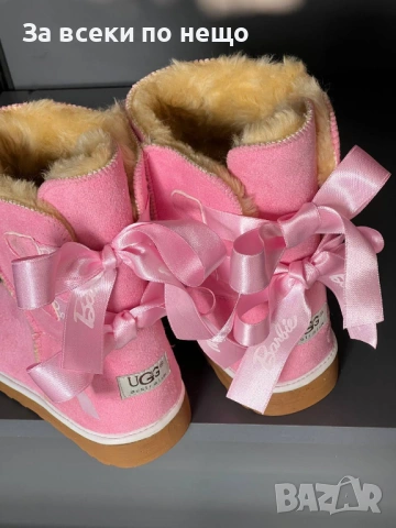 Barbie Дамски Розови Боти 👢👒 Дамска Розова Шапка Барби Код SK552, снимка 2 - Дамски боти - 53050784