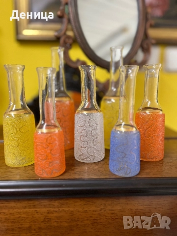 Захаросани шишенца -юзчета 2 броя-240 мл пълни 3 броя-130 мл пълни 2 броя-80 мл пълни 