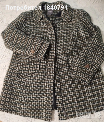 Късо палто NEXT – меланж, размер XL (UK16), снимка 5 - Палта, манта - 53492613