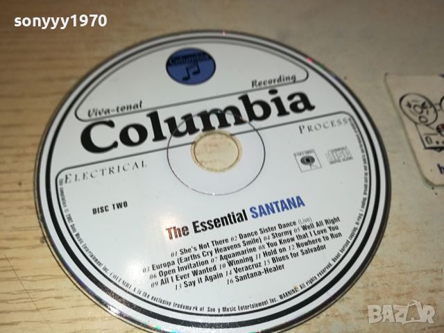 SANTANA DISC TWO CD 1804241830, снимка 4 - CD дискове - 45342397