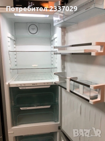 Ком.хладилник:Либхер-Инокс-1год гаранция,тъч скрин дисплей,клас:А+++\шир:60см/вис:2м/дъл:65см,, снимка 5 - Хладилници - 53616498