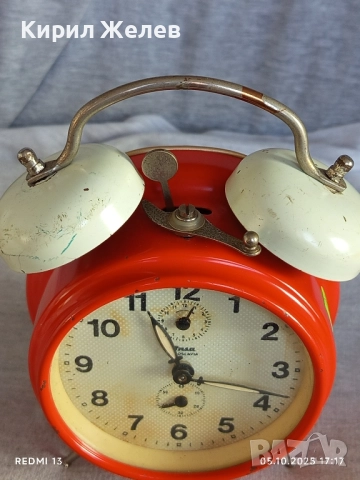 Стар механичен часовник ИНСА ЮГОСЛАВИЯ рядък за КОЛЕКЦИЯ ДЕКОРАЦИЯ 43498, снимка 5 - Антикварни и старинни предмети - 51953106