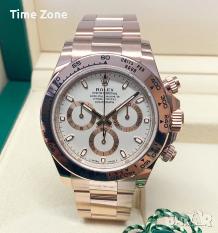 Rolex Cosmograph Daytona 40mm Rose Gold Chocolate Dial Automatic Различни Варианти, снимка 5 - Мъжки - 54047428