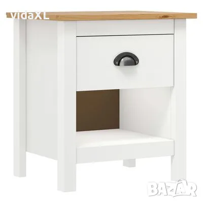 vidaXL Нощни шкафчета 2 бр Hill 46x35x49,5 см борово дърво масив(SKU:288970), снимка 5 - Шкафове - 49072339