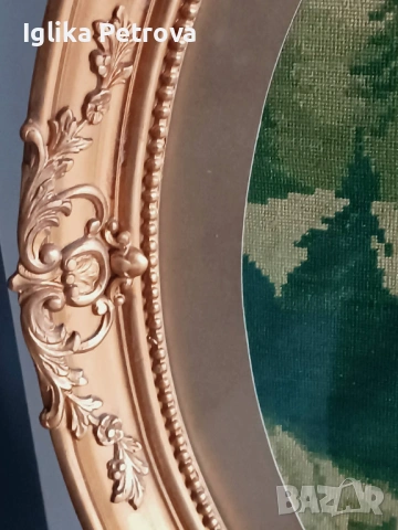 Гоблен Пролет в планинското пасище, снимка 5 - Гоблени - 53399211