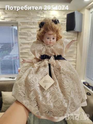 нова порцеланова кукла 35лв , снимка 1