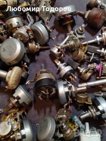 Потенциометри 101 броя , снимка 7 - Друга електроника - 50617196