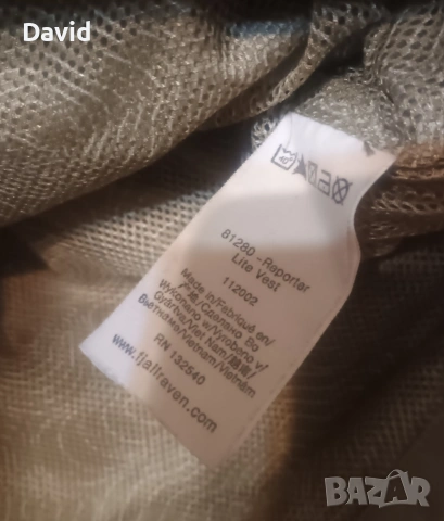 Оригинален мъжки елек Fjallraven Reporter Lite Vest, снимка 4 - Други - 53956802