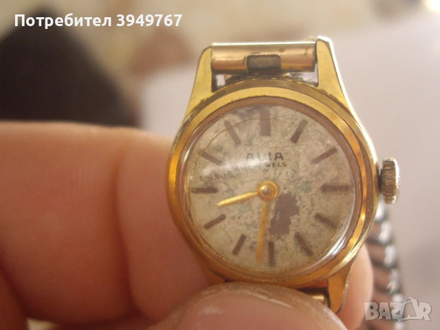 Стар позлатен дамски часовник, снимка 3 - Дамски - 50658268