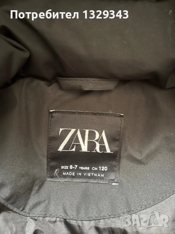 Зимно яке ZARA, снимка 4 - Детски якета и елеци - 52359650