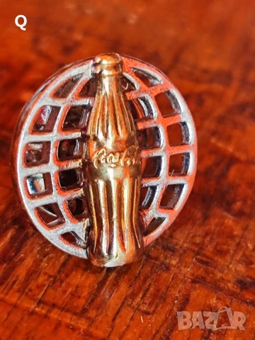 Сребърна значка СОСА СОLA, снимка 2 - Други ценни предмети - 50645263