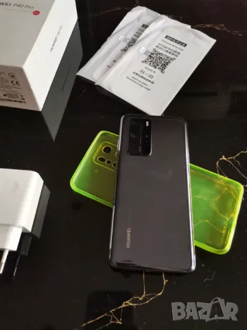 Huawei P40 Pro 256gb 5G, пълен пакет, счупен дисплей 