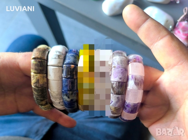 Гривни Естествени Камъни , снимка 6 - Гривни - 52212068