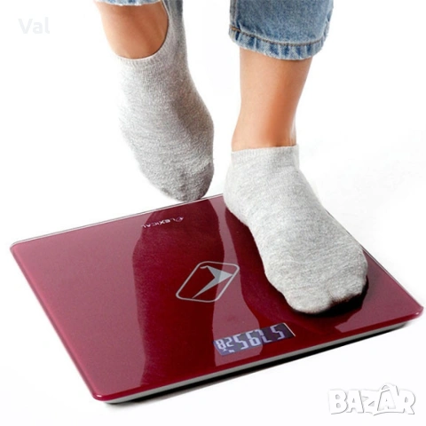 Електронен кантар с LSD дисплей LBS-4353 - Показва и стайна температура, снимка 7 - Електронни везни - 53849961