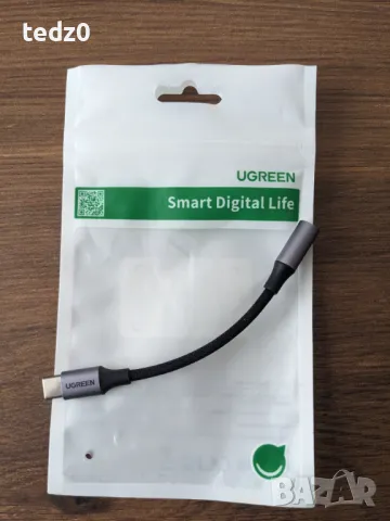 Ugreen USB Type C към 3.5 мм жак, снимка 1 - USB кабели - 47227815