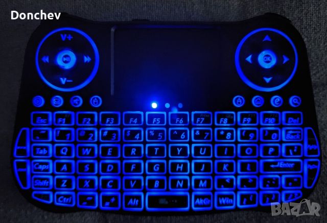 Нов Модел и Дизайн Безжична Мини Клавиатура със Зареждаща Батерия, снимка 2 - Клавиатури и мишки - 45657929