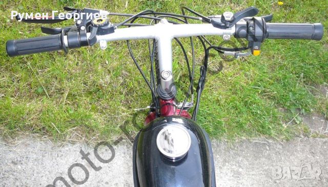 Велосипед с бензинов двигател (мотобайк) 50 сс, снимка 4 - Велосипеди - 45986098