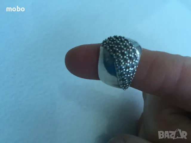 Красив нов сребърен пръстен с цирконий, общо тегло 6.37г , проба 925, снимка 3 - Пръстени - 49674050