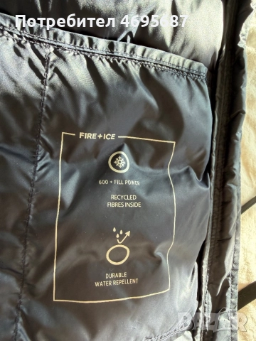 Оригинално дамско пухено елече с качулка Fire + Ice by Bogner, снимка 3 - Елеци - 52934025