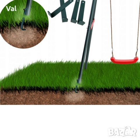 Двойна градинска люлка - класическа и щъркелово гнездо - гарантиран релакс и забавление, снимка 10 - Други стоки за дома - 53818909