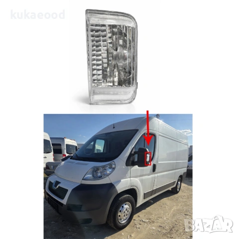 Мигач в огледало за Fiat Ducato 3, снимка 3 - Части - 54203282