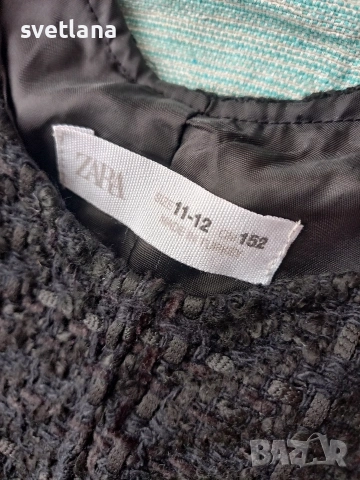Zara Елегантен детски черен гащеризон , снимка 2 - Детски комплекти - 54069648