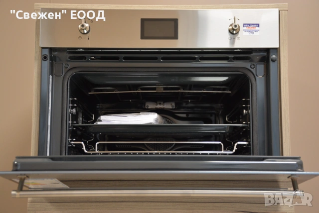 Малка фурна за вграждане 45 см Smeg SFP4390X, снимка 5 - Печки, фурни - 53646665