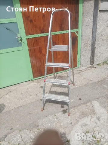 Алуминиева стълба, сгъваема, снимка 1