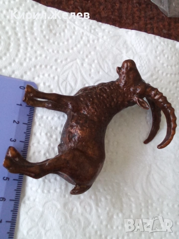 Бронзова фигурка на овен 44680, снимка 10 - Колекции - 54171101