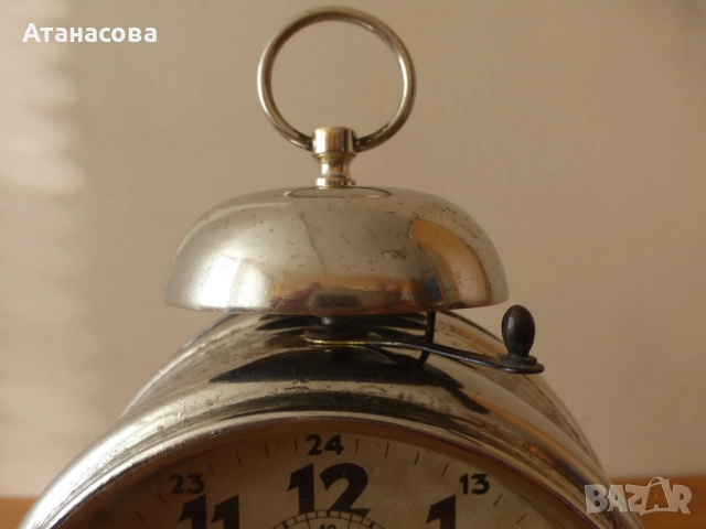 Настолен будилник часовник Gustav Beker 1920 г, снимка 5 - Антикварни и старинни предмети - 51852257